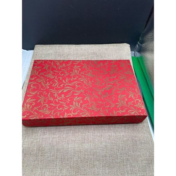 Anuschka Hand painted Leather Zip Bag Cosmetic Bag Clutch Paisley SOU48GJM-U - Picture 6 of 10